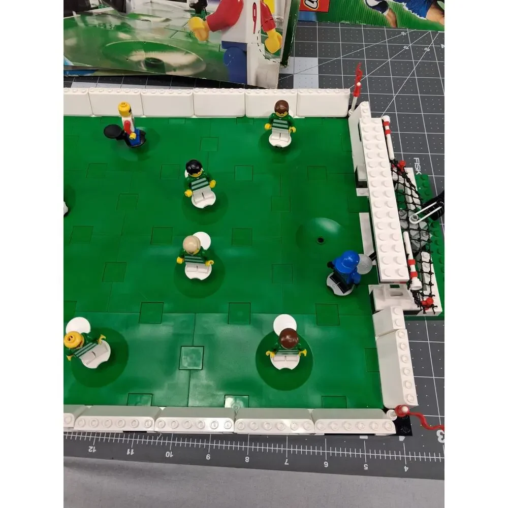 Lego 3409 Championship Challenge Soccer Complete Box Manual All Pieces Parts